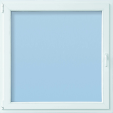 CANDO Műanyag ablak bukó-nyíló bal 6 kamrás fehér 58 cm x 88 cm építőanyag
