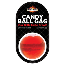  Candy Ball - cukorka szájpecek (70g) - eper erotikus ajándék