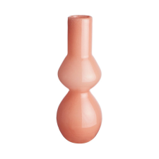 Candy üveg váza, narancssárga 23 cm dekoráció