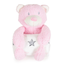 Cangaroo Rory bear babatakaró 75x90 cm - rózsaszín mágneses építőjáték