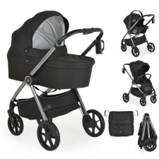 Cangaroo Unique 3:1 multifunkciós babakocsi 22kg-ig - Black babakocsi