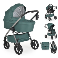  Cangaroo Unique 3:1 multifunkciós babakocsi 22kg-ig - Green babakocsi