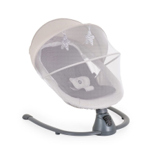 Cangaroo Zara elektromos hinta oldalra ringató mozgással vszürke MBN-111304 babahinta
