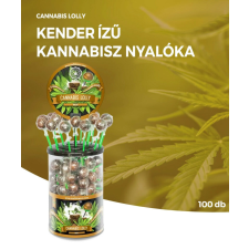 Cannabis Hash Lollies – Display Container (100 Lollies) csokoládé és édesség