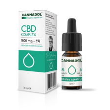 Cannadol CBD OLAJ KOMPLEX 1800 mg - 30 ml vitamin és táplálékkiegészítő