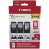 Canon 2x PG-540L/CL-541XL Eredeti Tintapatron + 50db Fotópapír - Fekete/Színes