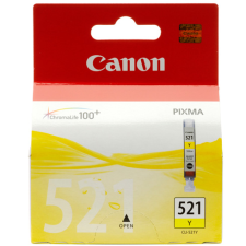 Canon CLI-521 Y tintapatron 1 dB Eredeti Sárga (2936B001(AA)) nyomtatópatron & toner