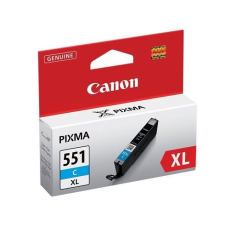 Canon CLI-551CXL Tintapatron Pixma iP7250, MG5450, MG6350 nyomtatókhoz, CANON, cián, 11ml nyomtatópatron & toner