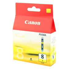  CANON CLI-8Y Tintapatron Pixma iP3500, 4200, 4300 nyomtatókhoz, CANON, sárga, 13ml nyomtatópatron & toner