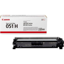 Canon CRG-051H Lézertoner i-SENSYS LBP162dw, MF269dw, MF267dw, MF264dw nyomtatókhoz, , fekete, 4,1k nyomtatópatron & toner