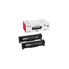 Canon CRG-718 fekete eredeti toner duplacsomag nyomtatópatron & toner