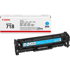 Canon CRG-718C toner, cián nyomtatópatron & toner