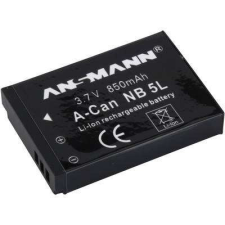 Canon NB-5L Canon kamera akku 3,7V 850 mAh, Ansmann digitális fényképező akkumulátor