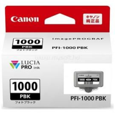 Canon Patron PFI-1000PBK Fotó Fekete (80ml) (0546C001) nyomtatópatron & toner