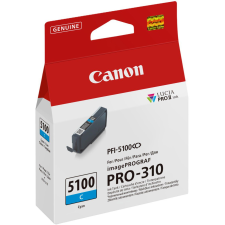 Canon PFI-5100C, cián nyomtatópatron & toner