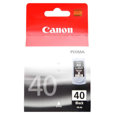 Canon PG-40 Bk (0615B001) festékpatron, fekete, eredeti nyomtatópatron & toner