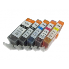 Canon PGI-525Bk - CLI-526 CMYBk set - 5db-os utángyártott chipes patron csomag nyomtatópatron & toner