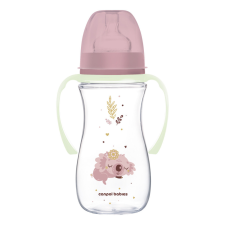 Canpol babies Anti-kólikás cumisüveg világító fogantyúval EasyStart SLEEPY KOALA 300ml pink cumisüveg