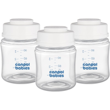 Canpol Babies Bottle Set kulacs anyatej tárolásához 0 m+ 3x120 ml anyatej tároló