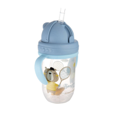 Canpol Babies Canpol Cseppmentes szívószálas itatópohár nehezékkel 270 ml (6h+) - Maci itatópohár