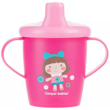 Canpol Babies Canpol Csöpögésmentes itatópohár kemény ivócsőrrel 250 ml (9h+) - Rózsaszín babaétkészlet