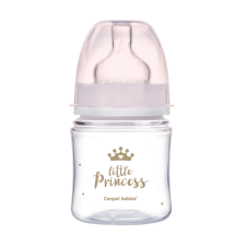 Canpol babies EasyStart anti-kólikás cumisüveg ROYAL BABY 120ml pink cumisüveg