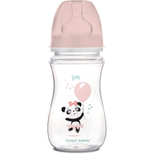 Canpol Babies Exotic Animals cumisüveg Pink 240 ml cumisüveg