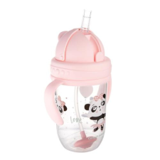 Canpol Babies Exotic Animals Non-Spill Expert Cup Pink kis bögre 270 ml gyermekeknek bögrék, csészék