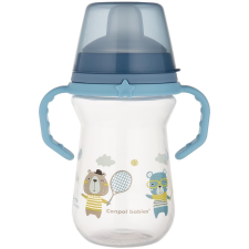  Canpol babies FirstCup Bonjour Paris Pohár szilikon itatóval 250 ml, kék (5901691869998) kulacs, kulacstartó
