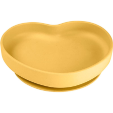Canpol Babies Heart tányér tapadókoronggal Yellow 1 db babaétkészlet