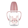  Canpol babies Keskeny nyakú cumisüveg fogantyúval CUTE ANIMALS 120ml nyuszi