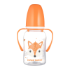  Canpol babies Keskeny nyakú cumisüveg fogantyúval CUTE ANIMALS 120ml róka