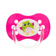 Canpol babies nyugtató szilikon cumi 18 hó+ pink bagoly cumi