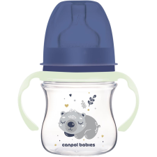 Canpol Babies Sleepy Koala EasyStart Anticolic cumisüveg 120 ml, kék (5901691881648) cumisüveg