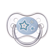 Canpol babies Szilikon szimmetrikus cumi 6-18hó NEWBORN BABY kék cumi