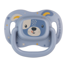 Canpol babies Szilion szimmetrikus cumi CUTE ANIMALS 6-18hó 1db kék cumi