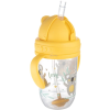  Canpol Innovatív itatópohár szívószállal 270 ml sárga