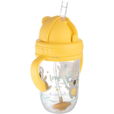  Canpol Innovatív itatópohár szívószállal 270 ml sárga itatópohár