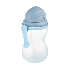 Canpol Sport itatópohár szívószállal 370ml kék babaétkészlet