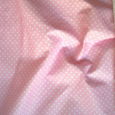 Canvas Rózsaszín apró pöttyös pamut vászon méteráru