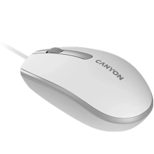 Canyon Canyon CNE-CMS10WG wired mouse White/Grey (CNE-CMS10WG) egér