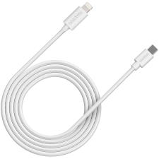 Canyon CNE-CFI12W Lightning apa - USB-C apa Adat és töltő kábel - Fehér (2m) kábel és adapter