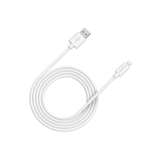 Canyon MFI C48 USB-A apa - Lightning apa 2.0 Adat és töltőkábel - Fehér (2m) kábel és adapter
