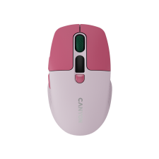 Canyon mouse MW-26 LCD Silent Dual Mode Wireless Pink (CNS-CMSW26P) egér