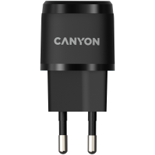 Canyon PD Mini Fali Hálózati USB-C töltő - Fekete (20W) mobiltelefon kellék