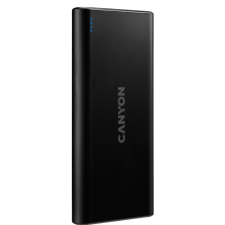 Canyon Powerbank PB-106 10000 mAh 2xUSB 1xUSB-C 2.1A fekete power bank