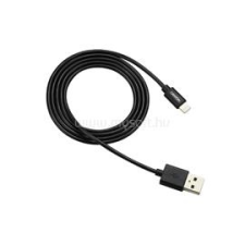 Canyon Töltőkábel, USB - LTG, Apple kompatibilis, fekete - CNS-MFICAB01B (CNS-MFICAB01B) kábel és adapter