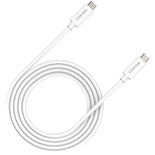 Canyon uc-42, cable, u4-cc-5a2m-e, usb4 type-c to type-c cable assembly 20g 2m 5a 240w(erp) with e-mark, ce, rohs, white kábel és adapter