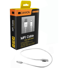 Canyon Ultra-compact MFI Apple Cable Apple 1m/2,8mm White kábel és adapter