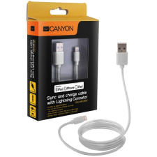 Canyon Ultra-compact MFI Apple Cable Apple 1m/2,8mm White kábel és adapter